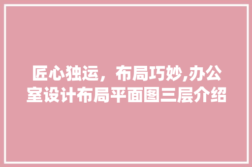 匠心独运，布局巧妙,办公室设计布局平面图三层介绍_办公室设计布局平面图三层