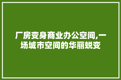 厂房变身商业办公空间,一场城市空间的华丽蜕变，厂房办公区域装修效果图。
